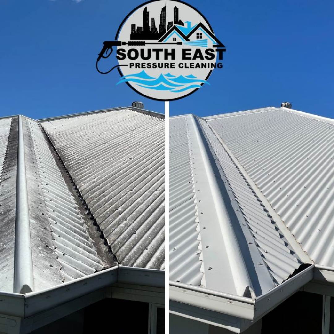 Roof Cleaning Before and After - Gold Coast